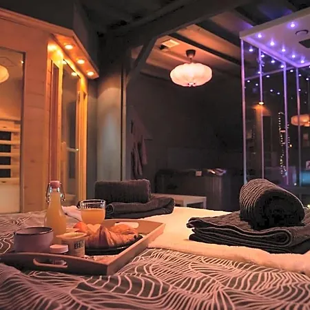 Pause Nature Avec Spa, Hammam Shower, Sauna, Streaming Et Arrivee Autonome Bed & Breakfast
